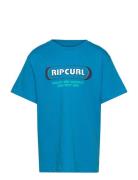 Yo Mumma Tee-Boy Tops T-shirts Short-sleeved Blue Rip Curl