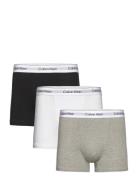 Relaxed Fit Trunk 3Pk Bokserit Grey Calvin Klein
