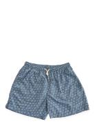 Retro Swimshorts Uimashortsit Blue Portia 1924