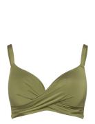 Bra Lilja Twist Swim Shiny Bikiniyläosa Bikiniliivit Green Lindex