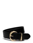 Oval Buckle Belt Vyö Black Mango