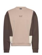 Sweatshirt Tops Sweat-shirts & Hoodies Sweat-shirts Beige EA7