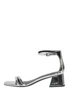 Onlaylin-5 Pu Strappy Heeled Sandal Korolliset Sandaalit Silver ONLY