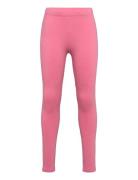 Leggings Basic Brushed Inside Bottoms Leggings Pink Lindex