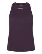 Core T Mesh Singlet W Sport T-shirts & Tops Sleeveless Purple Craft