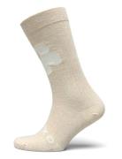 Detsku Unikko Logo Lingerie Socks Regular Socks Beige Marimekko