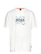 Te_Logospace Tops T-shirts Short-sleeved White BOSS