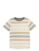 T-Shirt Ss Y/D Tops T-shirts Short-sleeved White Minymo