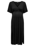 Olmamaze S/S All In Nursi Dress Noos Polvipituinen Mekko Black Only Ma...
