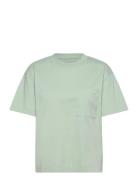 Pocket Tee Tops T-shirts & Tops Short-sleeved Green Lee Jeans