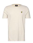 Linen Blend Breton Stripe T-Shirt Tops T-shirts Short-sleeved Multi/pa...