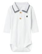 Nbmfriman Ls Polo Body Bodies Long-sleeved White Name It