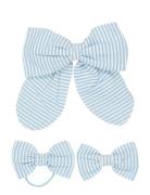 3-Pack Seersucker Accessories Hiustarvikkeet Blue Copenhagen Colors