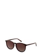 Sahara Recycled Sunglasses Tortoise Brown Aurinkolasit Brown Pilgrim