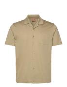 Mmgmarco Cuban Ss Shirt Tops Shirts Short-sleeved Green Mos Mosh Galle...