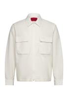 Eselio Tops Overshirts Cream HUGO