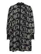 Dulcamarabboceani Dress Lyhyt Mekko Black Bruuns Bazaar