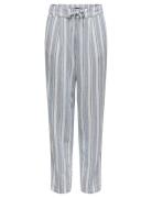 Onlcaro-Poptrash Easy Linen Bl Cc Pnt Bottoms Trousers Straight Leg Bl...