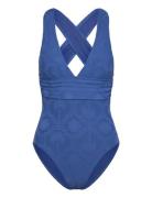 Oasis Cross Back Piece Uimapuku Uima-asut Blue Seafolly