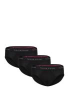 3P Brief Wb Y-sepalus Briefs Alushousut Black Tommy Hilfiger