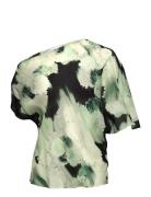 Rodebjer Bono Blurry Tops Blouses Short-sleeved Green RODEBJER