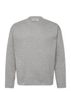 Boxy Long Sleeve Tops T-shirts Long-sleeved Grey Weekday