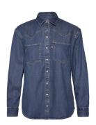 Teodora Western Shirt Air Spac Tops Shirts Long-sleeved Blue Levi's®