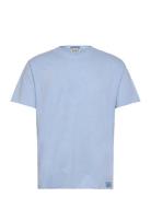 Raw Edge Relaxed Fit T-Shirt Tops T-shirts Short-sleeved Blue Scotch &...