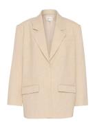 Gzdecy Oz Blazer Blazers Single Breasted Blazers Beige Gestuz