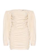 Gzdecia Dress Lyhyt Mekko Cream Gestuz