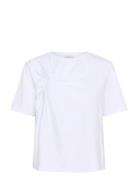 Kaeloise T-Shirt Tops T-shirts & Tops Short-sleeved White Kaffe