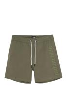 Beachshorts Uimashortsit Green Indian Blue Jeans