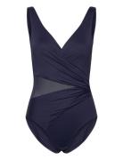 Shell Mesh Shaping Bs Uimapuku Uima-asut Navy Hunkemöller