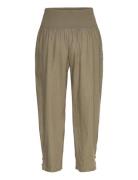 Mapenna Bottoms Trousers Straight Leg Khaki Green Masai