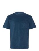 Borg Toweling T-Shirt Tops T-shirts Short-sleeved Blue Björn Borg