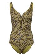 Rivero Wirefree Covering T-Shirt Swimsuit Uimapuku Uima-asut Green Fem...