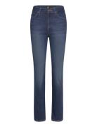 Marion Straight Bottoms Jeans Flares Blue Lee Jeans