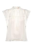 Loroco Tops Blouses Short-sleeved White SUNCOO Paris
