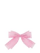 Double Lace Bow Hiustarvikkeet Pink SUI AVA