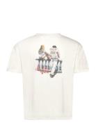 Sdpehr Tops T-shirts Short-sleeved Cream Solid