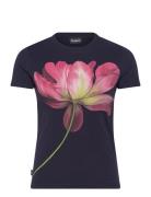 Plata Tops T-shirts & Tops Short-sleeved Navy Desigual