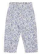 Printed Cotton Trousers Bottoms Trousers White Mango