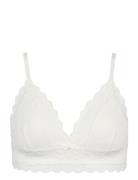 Bella Bra Top Lingerie Bras & Tops Soft Bras Bralette White Missya