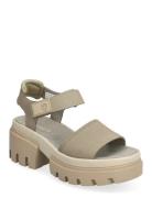 Everleigh Backstrap Sandal Light Taupe Nubuck Korolliset Sandaalit Kha...