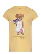 Polo Bear Cotton Jersey Tee Tops T-shirts Short-sleeved Yellow Ralph L...