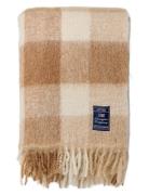 Checked Mohair Mix Throw Home Textiles Cushions & Blankets Blankets & ...
