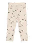 Legging Printed Bottoms Leggings Cream Petit Piao