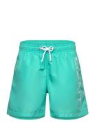 Logo Lightweight Swim Shorts Uimashortsit Blue GANT