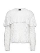 Boho Lace Top Tops Blouses Long-sleeved White Gina Tricot