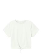 Nkfvaya Ss Loose Top Tops T-shirts Short-sleeved White Name It